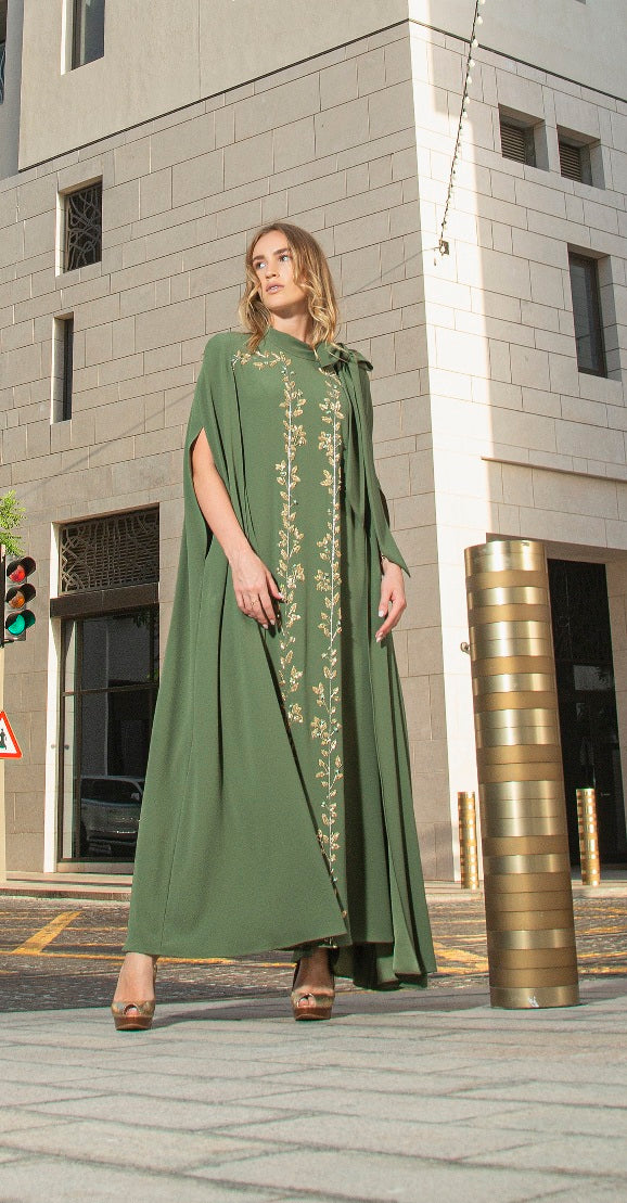 CAPE DRESS